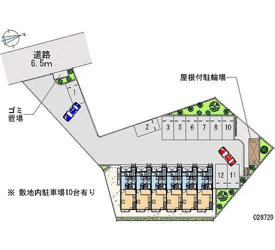 ★手数料０円★比企郡嵐山町川島　月極駐車場（LP）